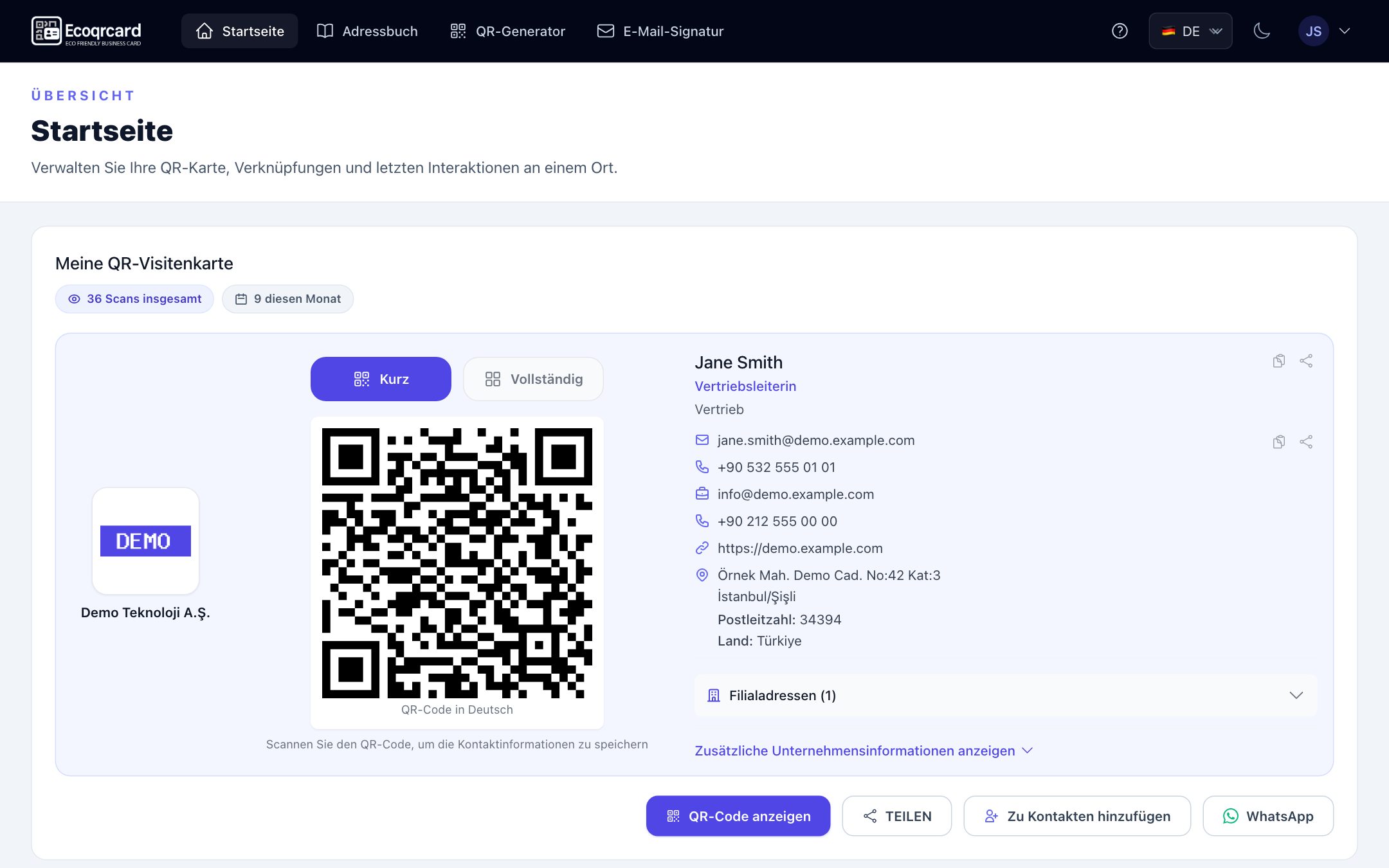 Was ist eine digitale Visitenkarte? So funktioniert die QR-Visitenkarte