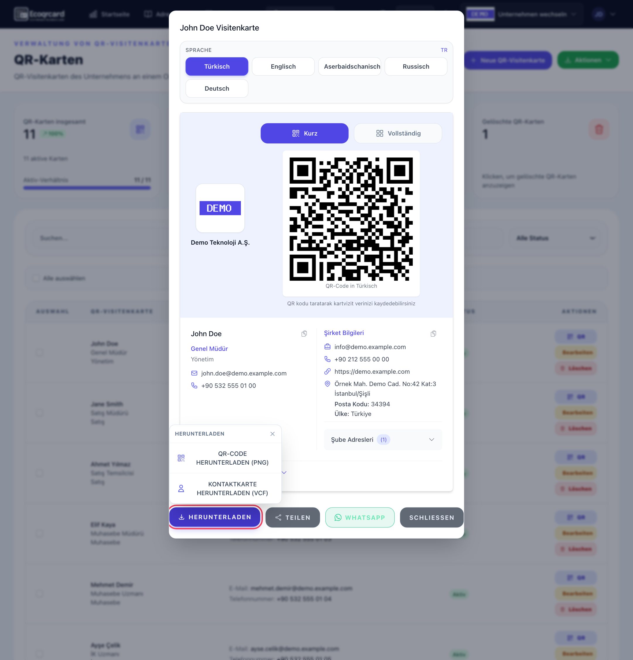 Was ist ein vCard-QR-Code? Kontaktdaten mit einem Scan teilen