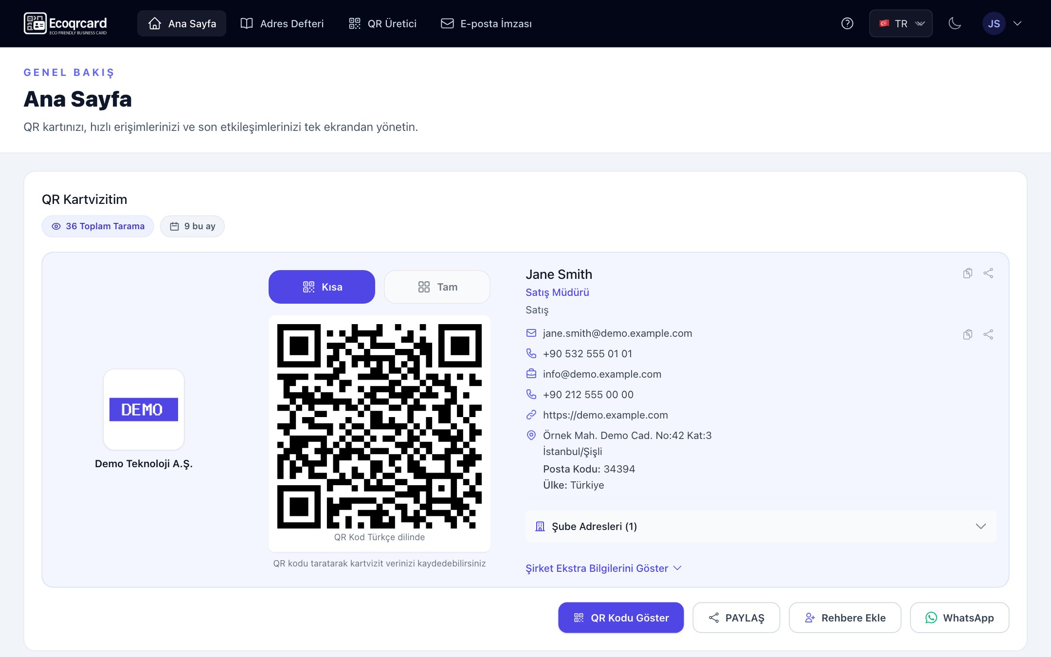 Dijital Kartvizit Nedir? QR Kartvizit Nasıl Çalışır?